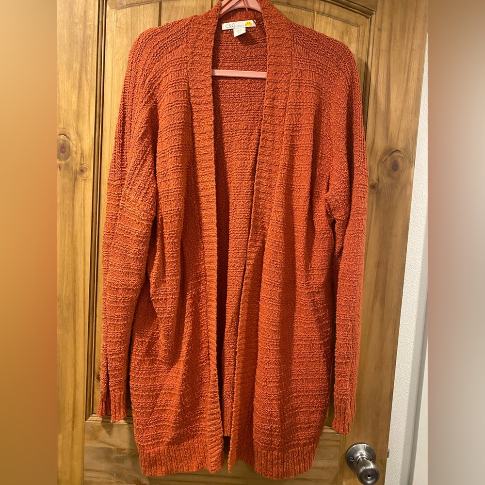 C&C California Terracotta cardigan